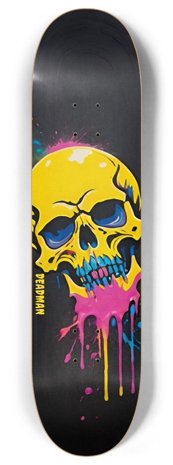 Deadman Skeletor Burn 02 8 Inch Skateboard Deck