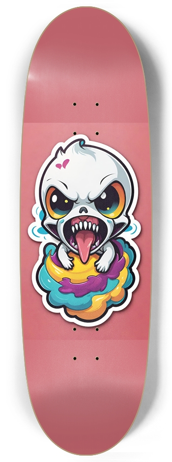 Screamer Alien Skateboard Deck Egg Shape
