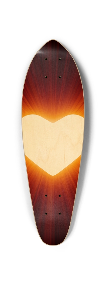 Heart Portal Mini Cruiser Custom Skateboard