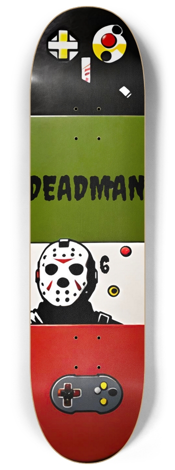 DEADMAN JASON 8-Bit 08 8-1/4 Skateboard Deck