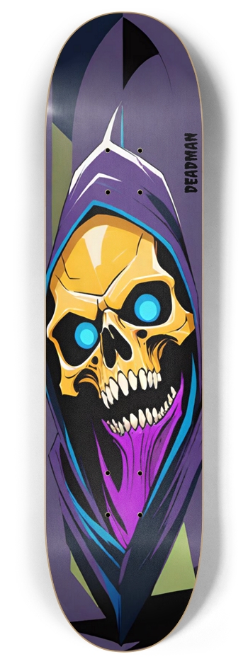 Deadman Skeletor Burn 01 8 Inch Skateboard Deck