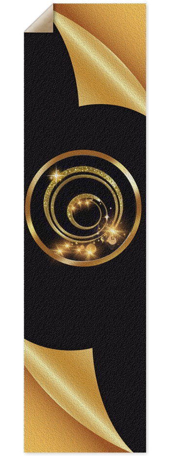 Golden Gratitude Custom Griptape 9 x 33 Inch Griptape