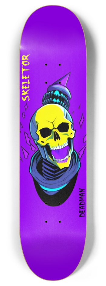 Deadman Skeletor Burn 03 8 Inch Skateboard Deck