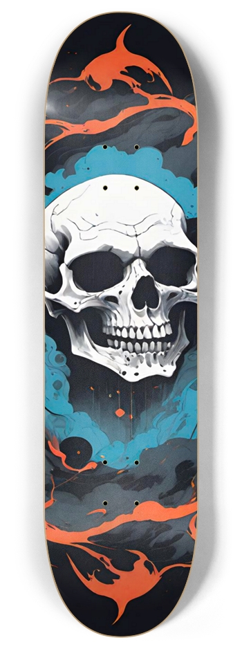DEADMAN Skull 06 Henry Cavill Deck 8 Inch Skateboard Deck