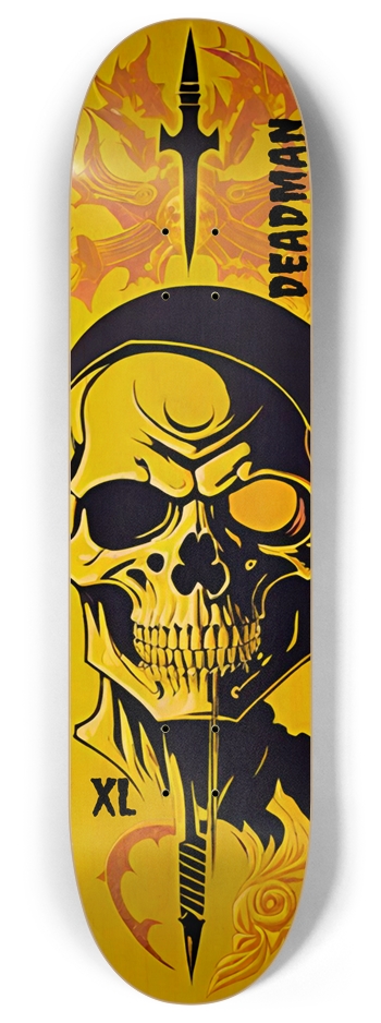 Deadman Skeletor Burn 06 8 Inch Skateboard Deck
