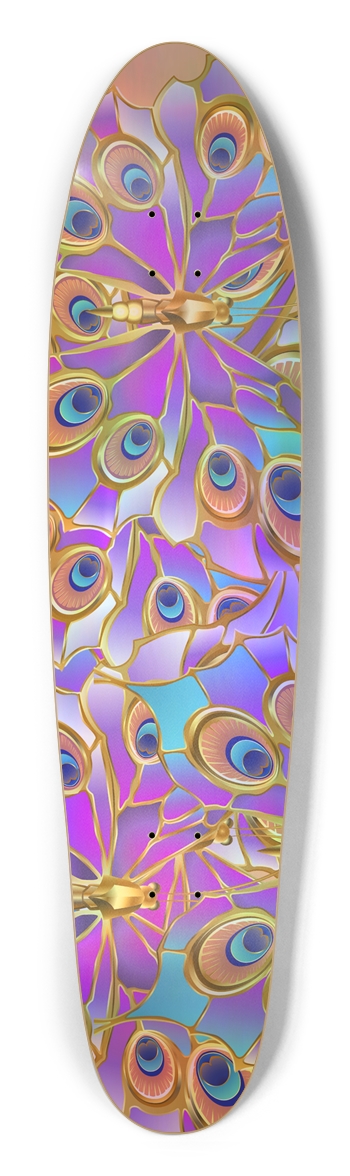ButterEyes Holographic Custom Longboard Longboard Shape
