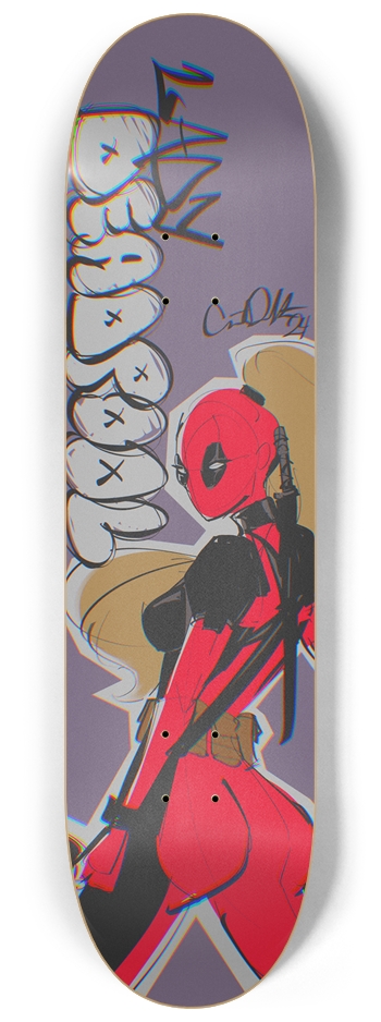 LOVELY LADY D 8-1/4 Skateboard Deck