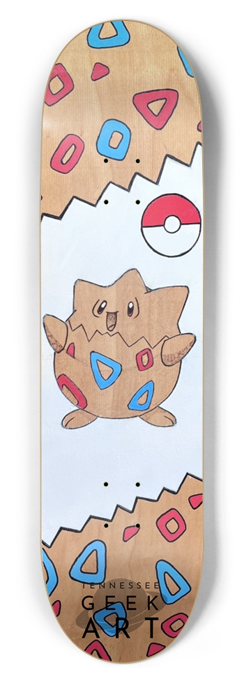 Togepi 8-1/2 Skateboard Deck