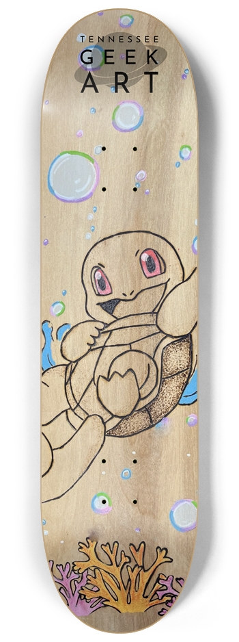 Squirtle  8-1/4 Skateboard Deck