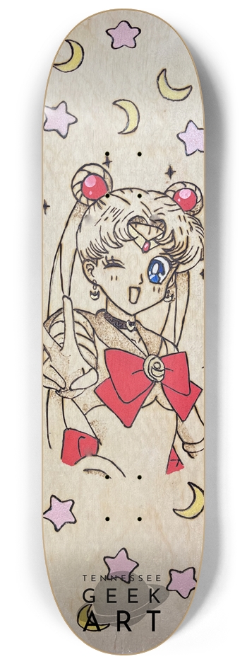 Sailor Moon 8-1/4 Skateboard Deck