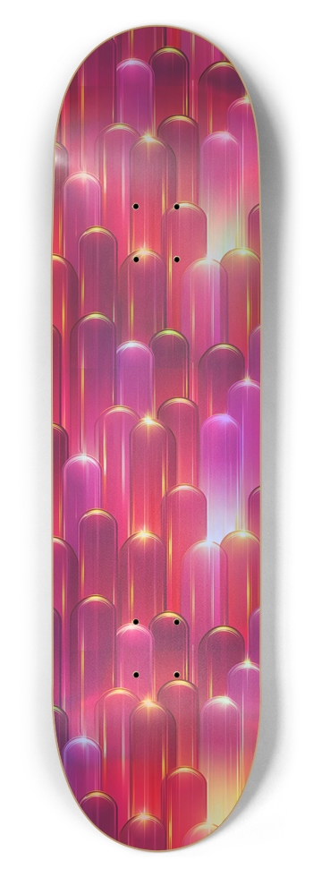 Pink Oz 8-1/2 Skateboard Deck