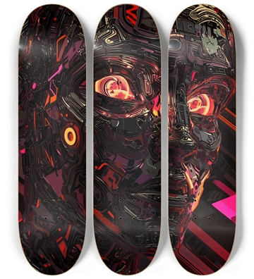 DTM Bold head Skateboard Series