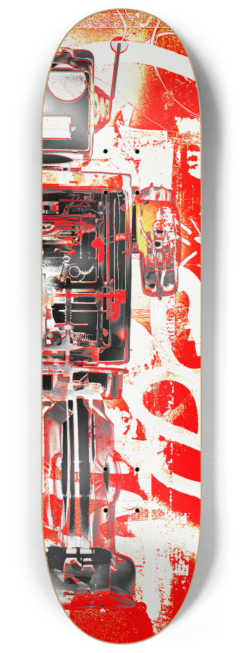 Robot Graffiti Duo #1 #2 8-1/4 Skateboard Deck