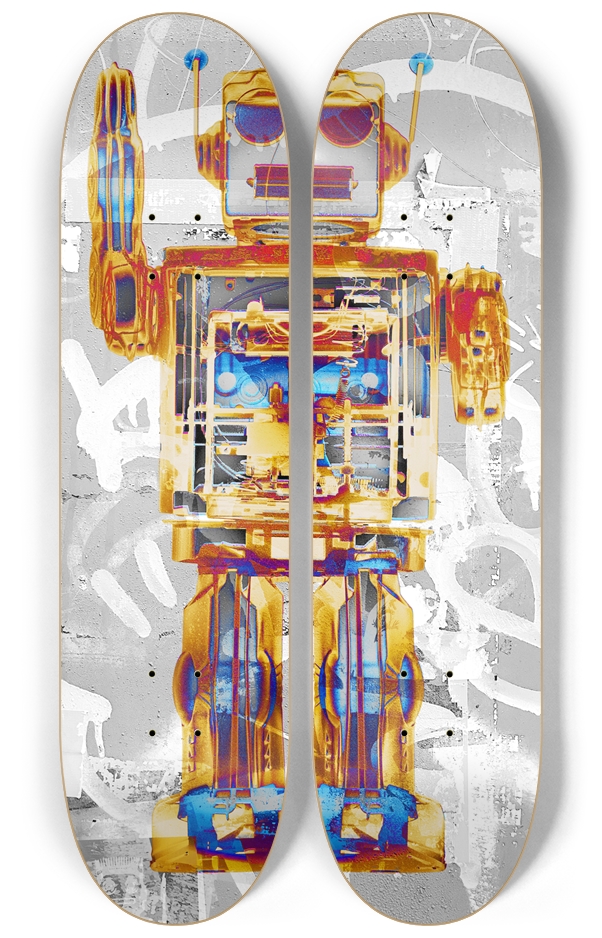 Robot Graffiti Duo #5 2 Deck Wall Series