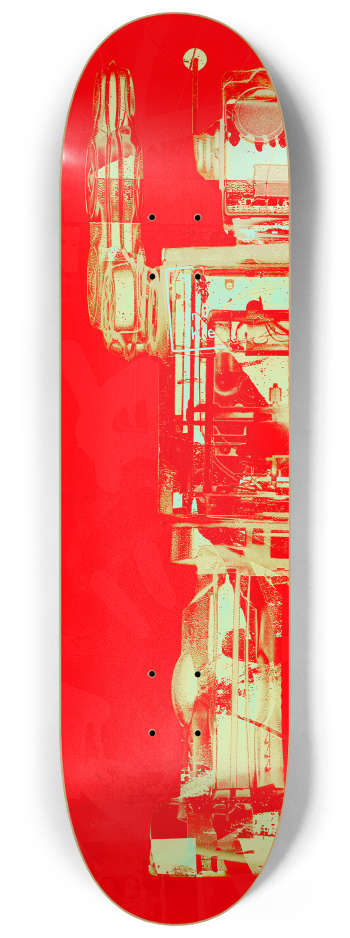 Robot Graffiti Duo #6 #1 8-1/4 Skateboard Deck