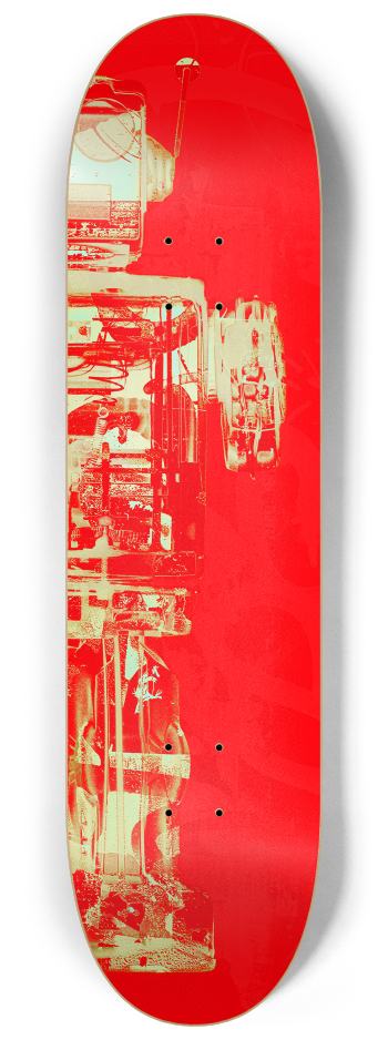 Robot Graffiti Duo #6 #2 8-1/4 Skateboard Deck