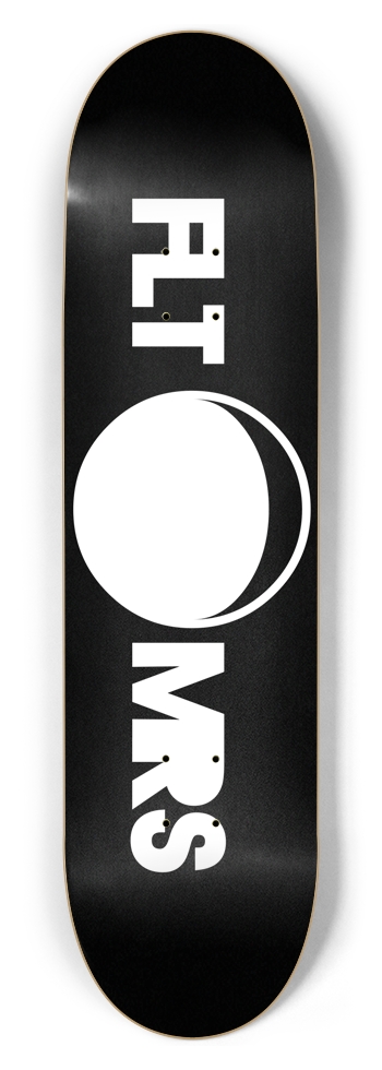 FLTMRS Wht Logo Standard D3S1 8-1/2 Skateboard Deck