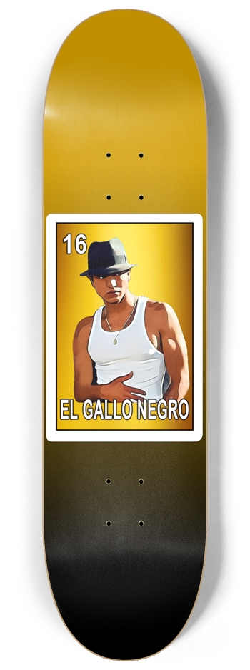 Blood In Blood Out Skateboard El Gallo Negro Board 8-1/4 Skateboard Deck