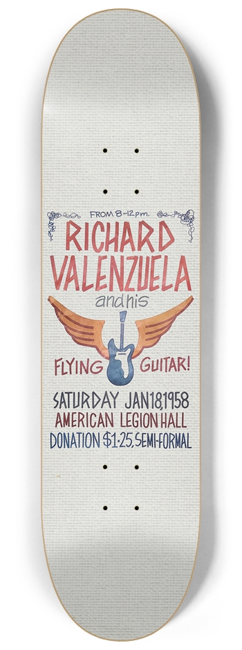 Flying Guitar 8-1/4 Skateboard Deck