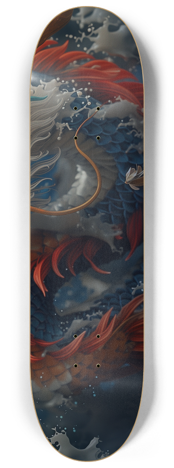 Dragon Master Chinese wall deck Skateboard Seri #3 8-1/4 Skateboard Deck