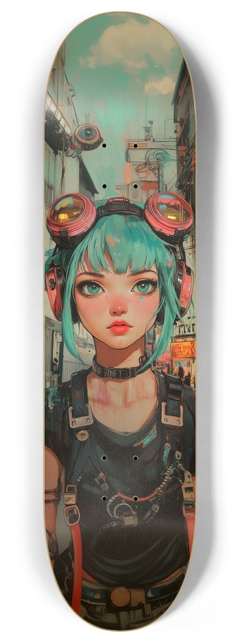 Vintahe anime custom Skateboard 8 Inch Skateboard Deck