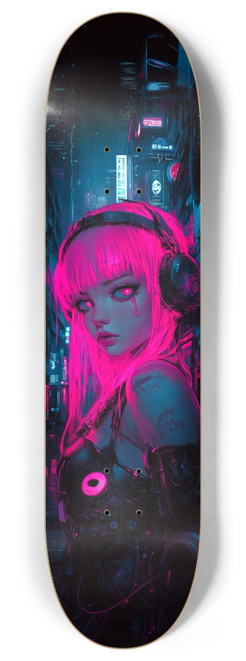Techno pinky Skateboard 8 Inch Skateboard Deck