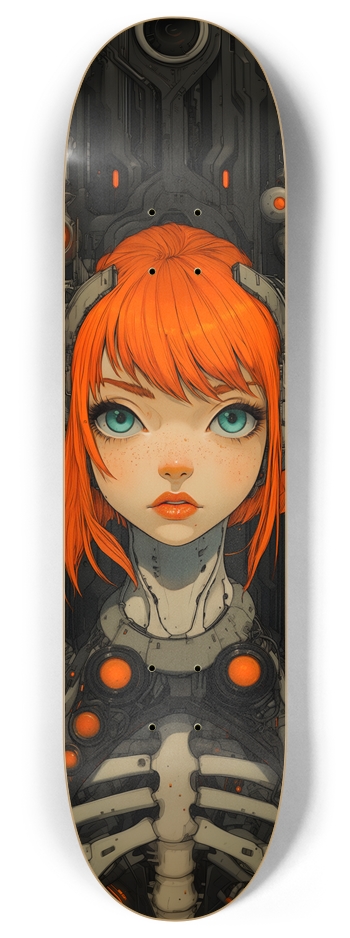 Skeleton cybork art Skateboard 8 Inch Skateboard Deck