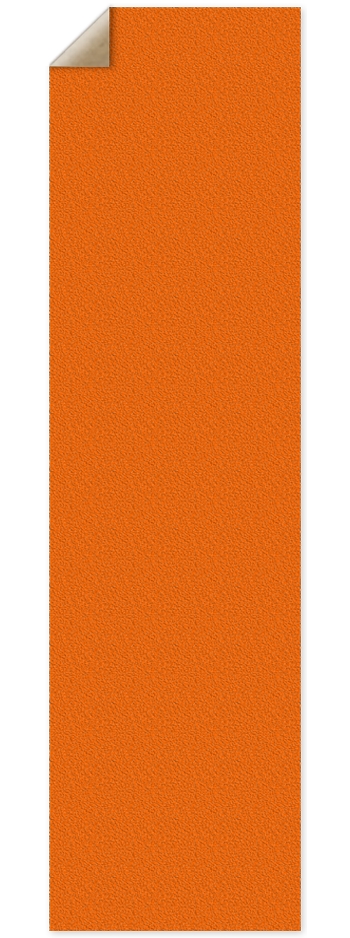 Safety Orange (Blaze Orange) Custom Griptape 9 x 33 Inch Griptape