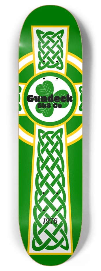 Celtic Cross 8 Inch Skateboard Deck
