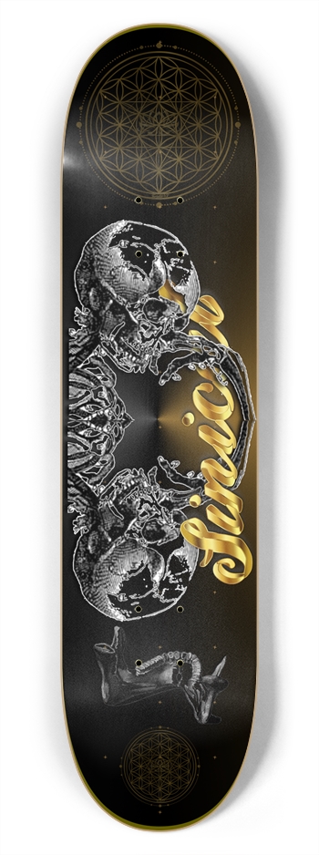 SinSkull 775 7-3/4 Skateboard Deck