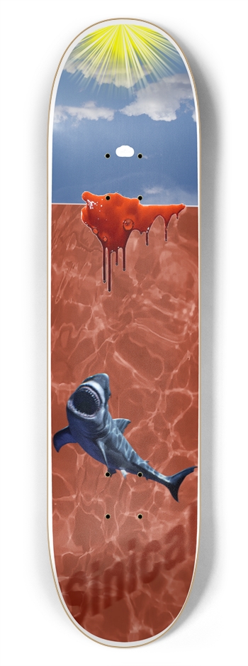 775 shark 7-3/4 Skateboard Deck