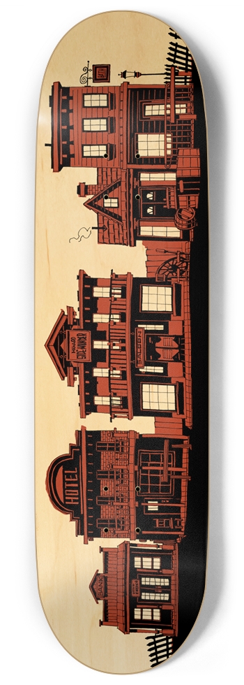 Lead Cityscape 9" 9 Inch Skateboard