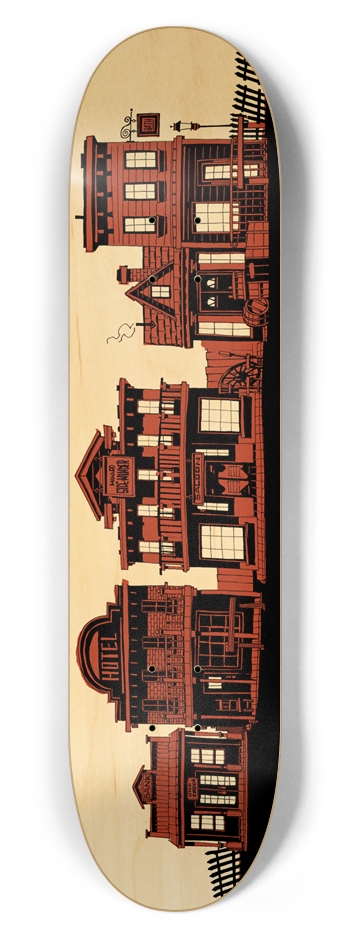 Lead Cityscape 7.62" 7-5/8 Skateboard Deck