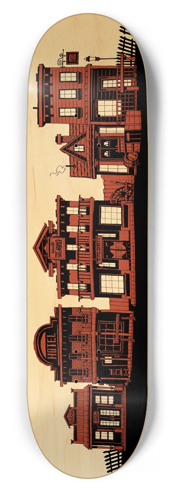 Lead Cityscape 8.75" 8-3/4 Inch Skateboard