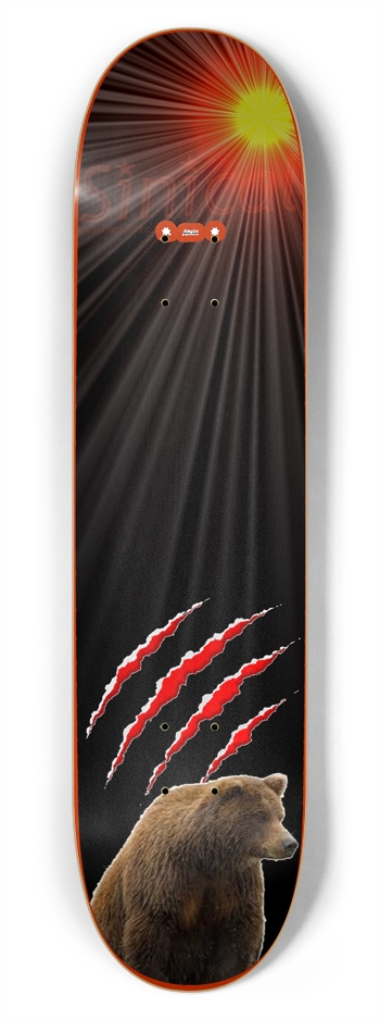 775 bear 7-3/4 Skateboard Deck