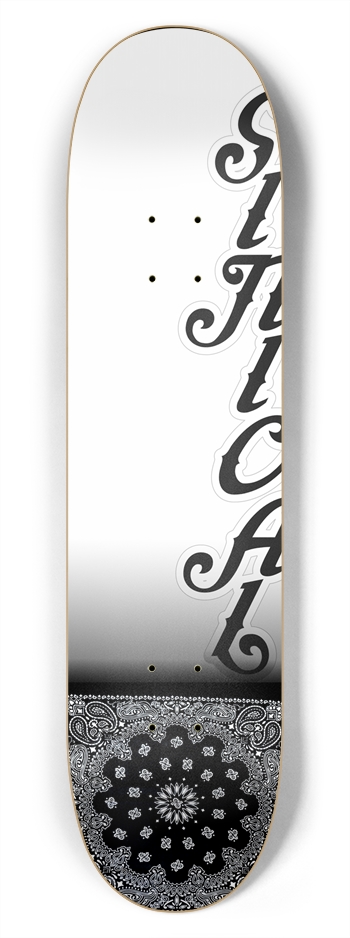 musk775 7-3/4 Skateboard Deck