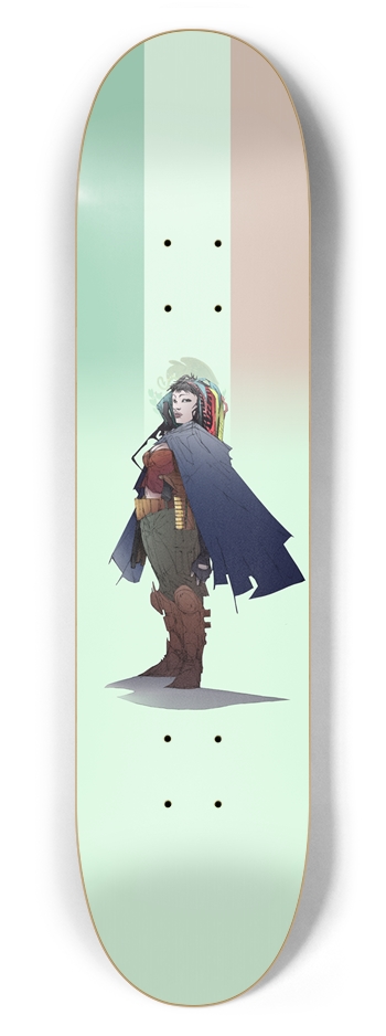 Scrimshaw - Mariposa 7.62" 7-5/8 Skateboard Deck