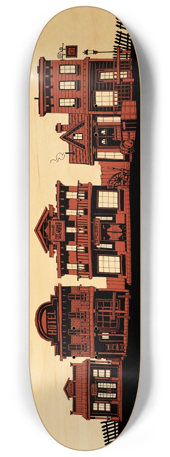 Lead Cityscape 8.25" 8-1/4 Skateboard Deck