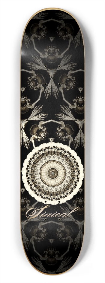 Skull Mandala 775 7-3/4 Skateboard Deck