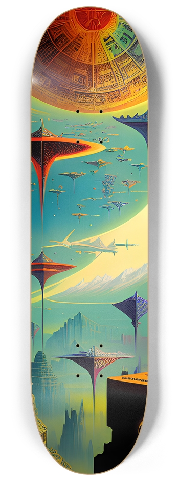 Dream Land - Custom Skateboard 8-1/4 Skateboard Deck