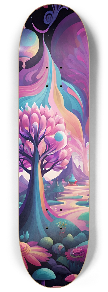 Dream Land - Custom Skateboard 8-1/4 Skateboard Deck