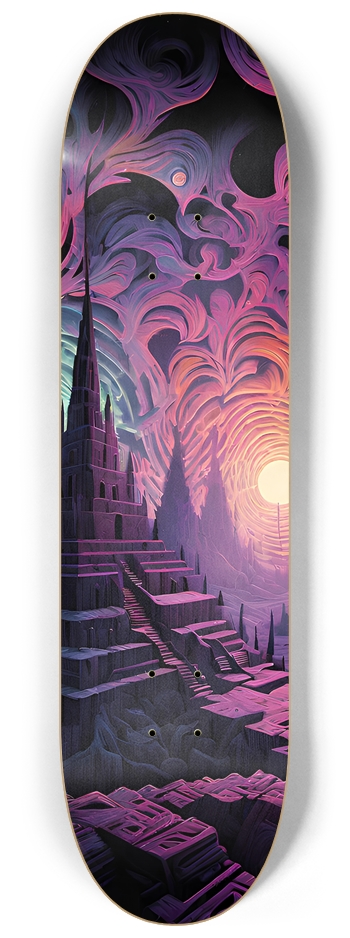 Castle of Dreams - Custom Skateboard 8-1/4 Skateboard Deck