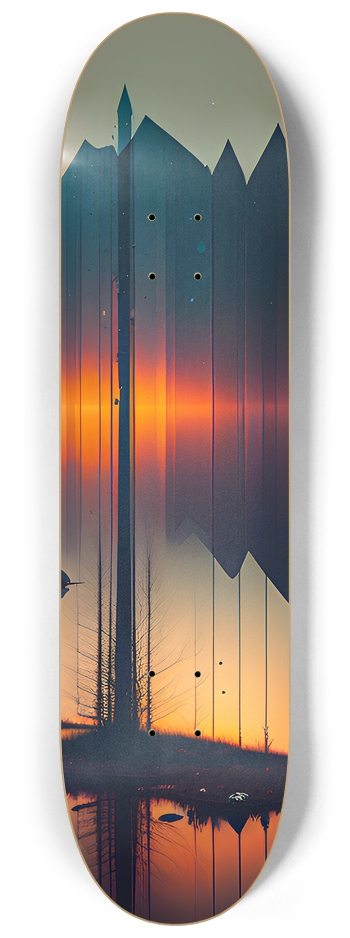 Dream Land - Custom Skateboard 8-1/4 Skateboard Deck