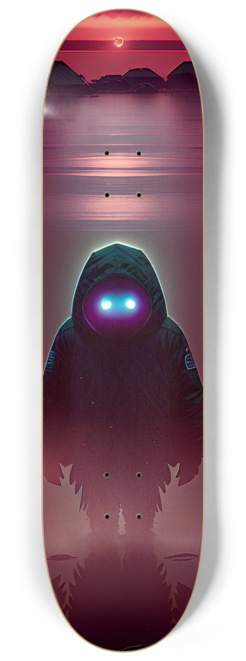 Mystery Creature - Custom Skateboard 8-1/4 Skateboard Deck