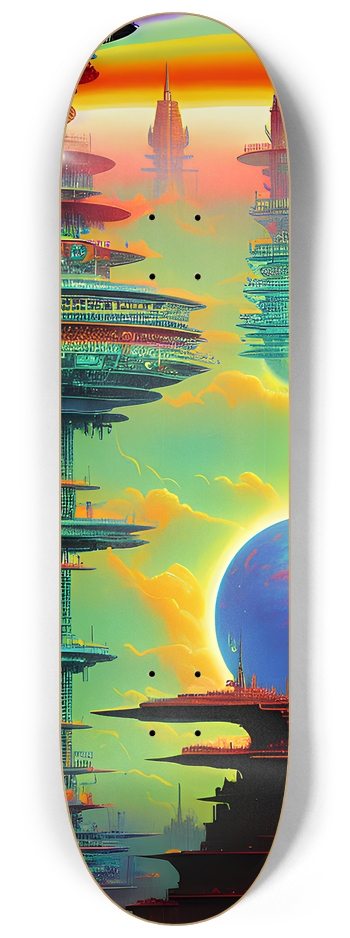 Dream World - Custom Skateboard 8-1/4 Skateboard Deck