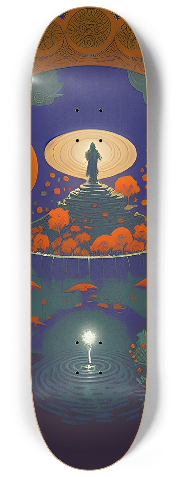 Dark Dreams - Custom Skateboard 8-1/4 Skateboard Deck