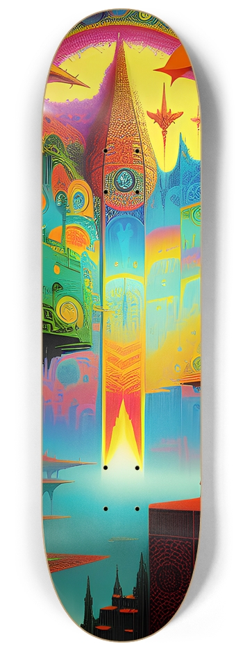 Dream Realm Custom Skateboard 8-1/4 Skateboard Deck