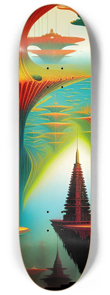 Dream Land - Custom Skateboard 8-1/4 Skateboard Deck