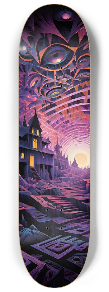 Street of Dreams - Custom Skateboard 8-1/4 Skateboard Deck