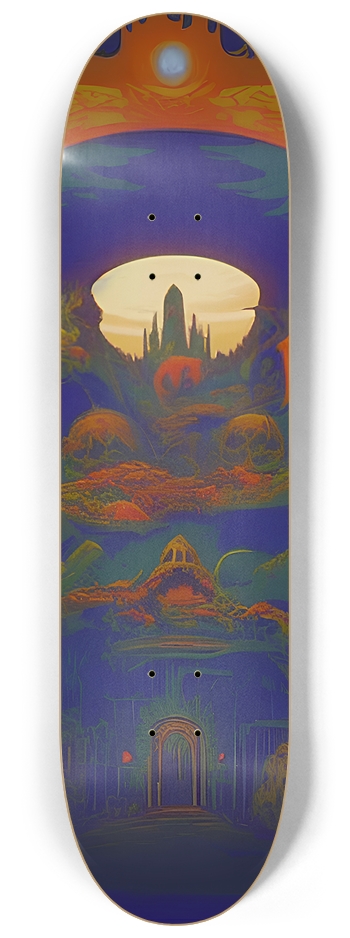 Dream Land - Custom Skateboard 8-1/4 Skateboard Deck